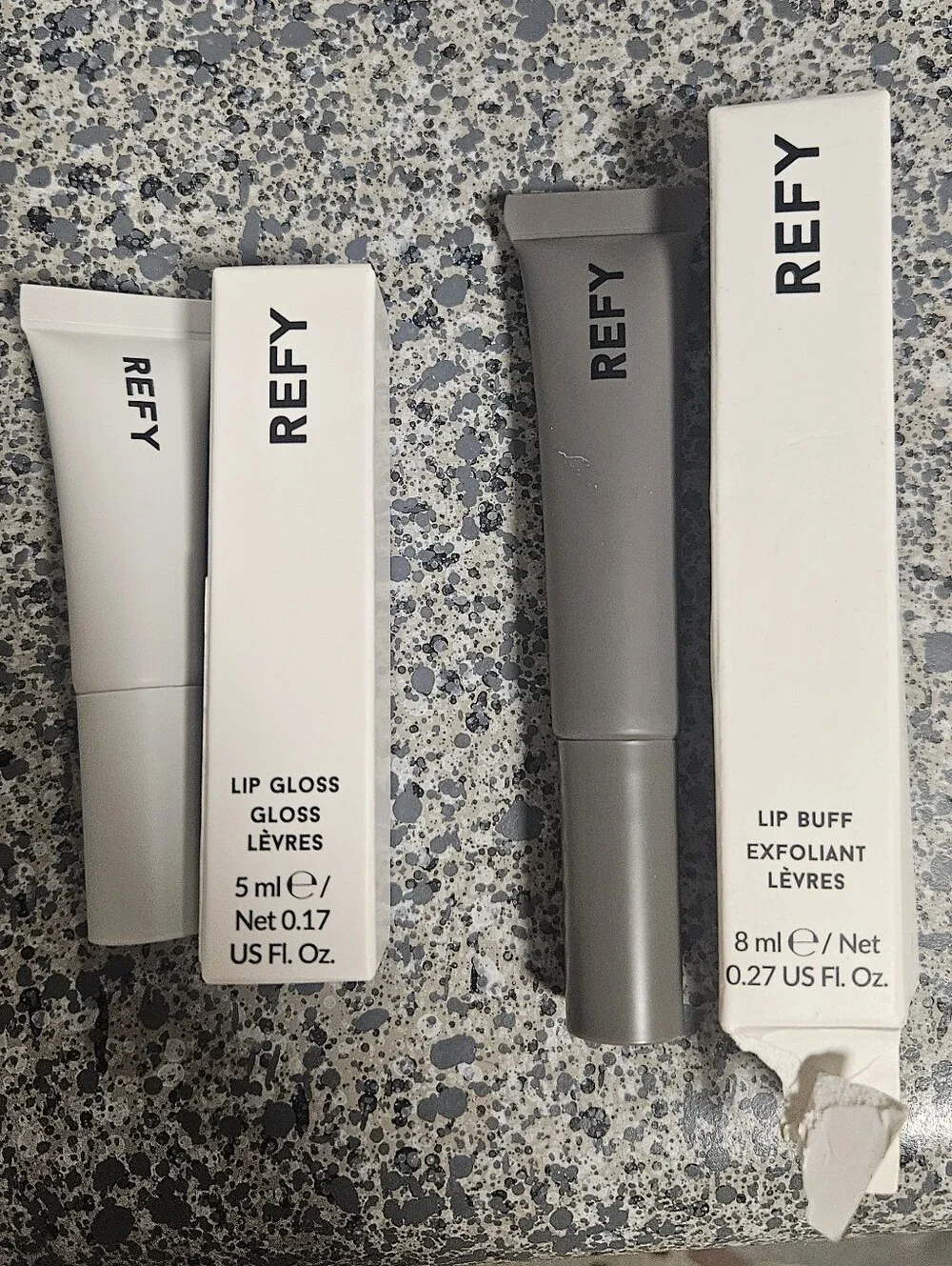 NWT Refy Lip Gloss And Lip Buff